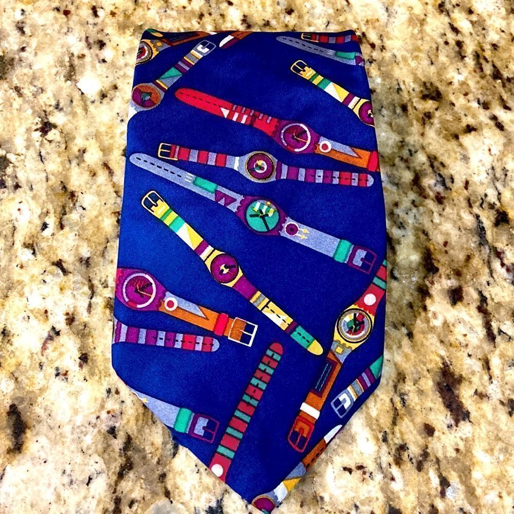 PIERRE BALMAIN. 100% Italian silk  watches tie
